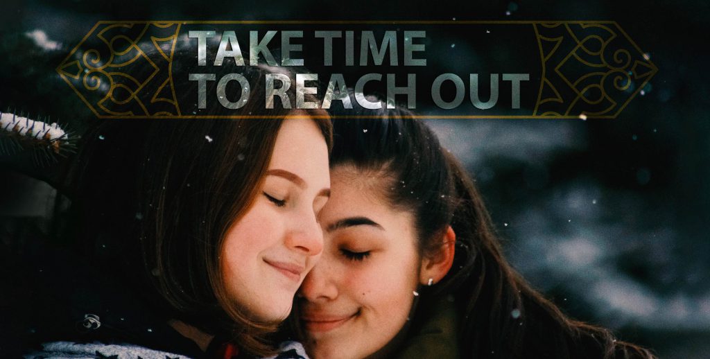 take time to reach out 001